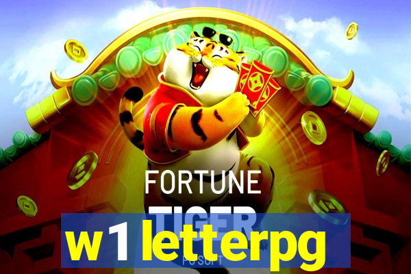 w1 letterpg